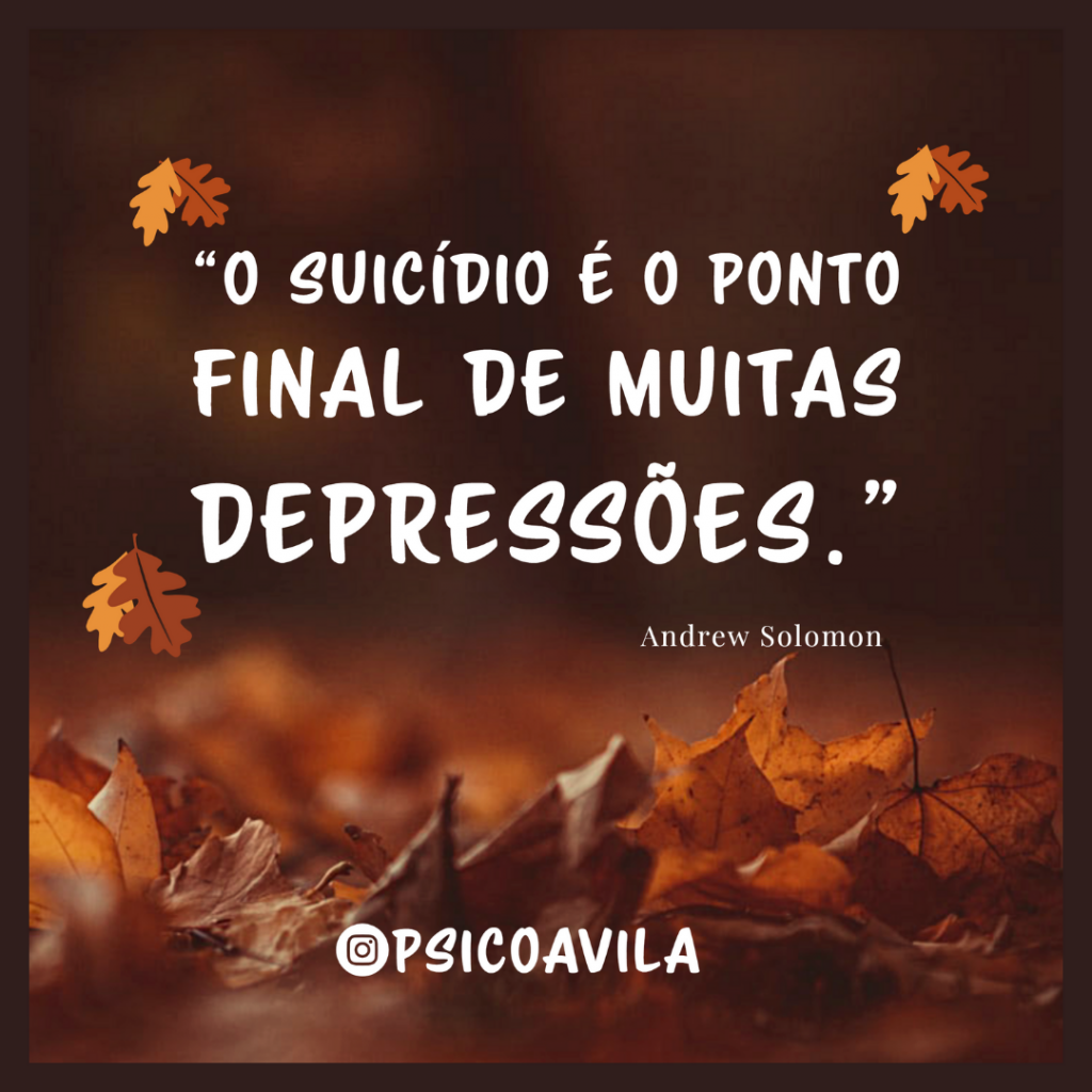 suicídio e depressão