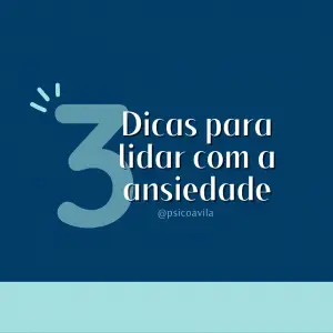 dicas para lidar com a ansiedade