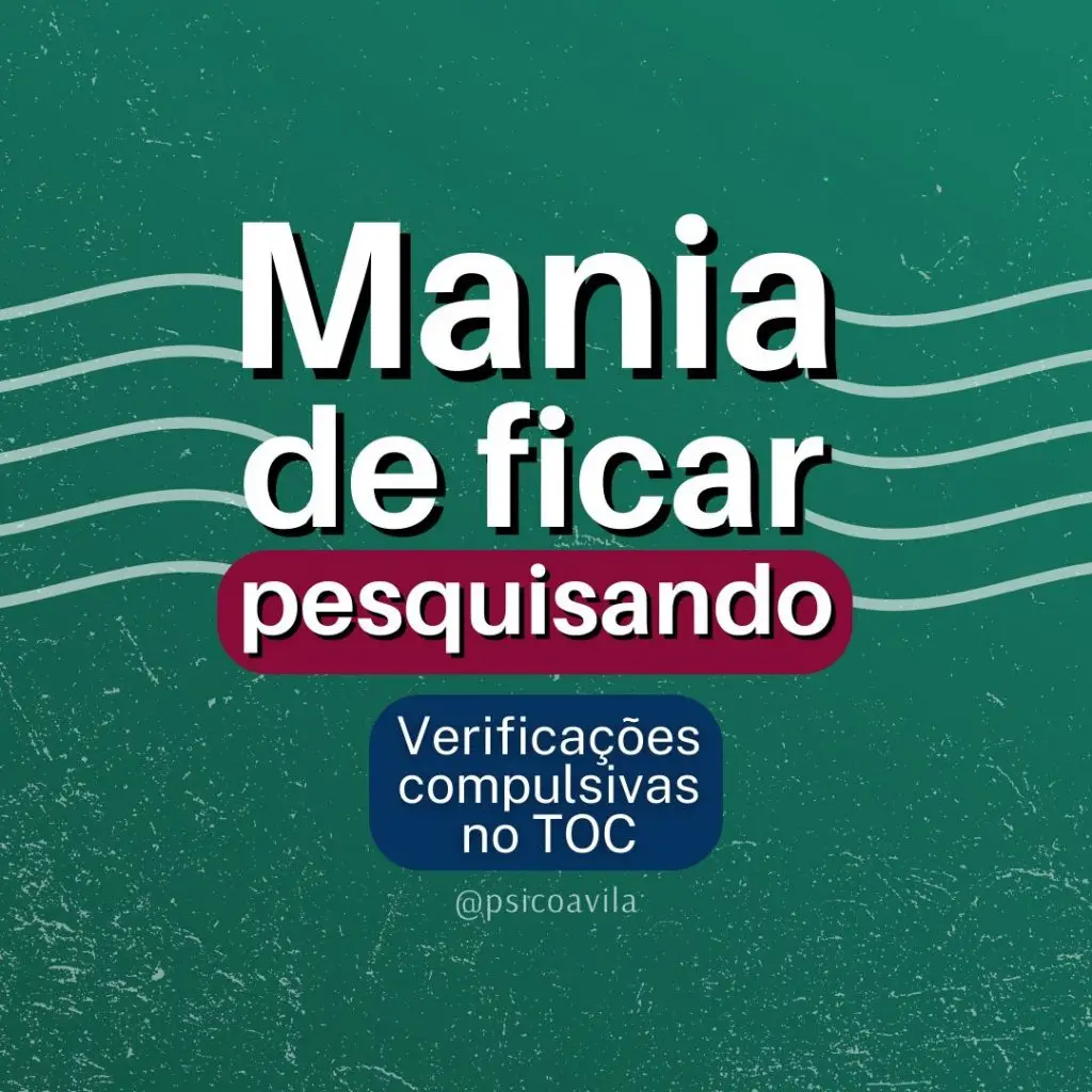 mania de ficar pesquisando