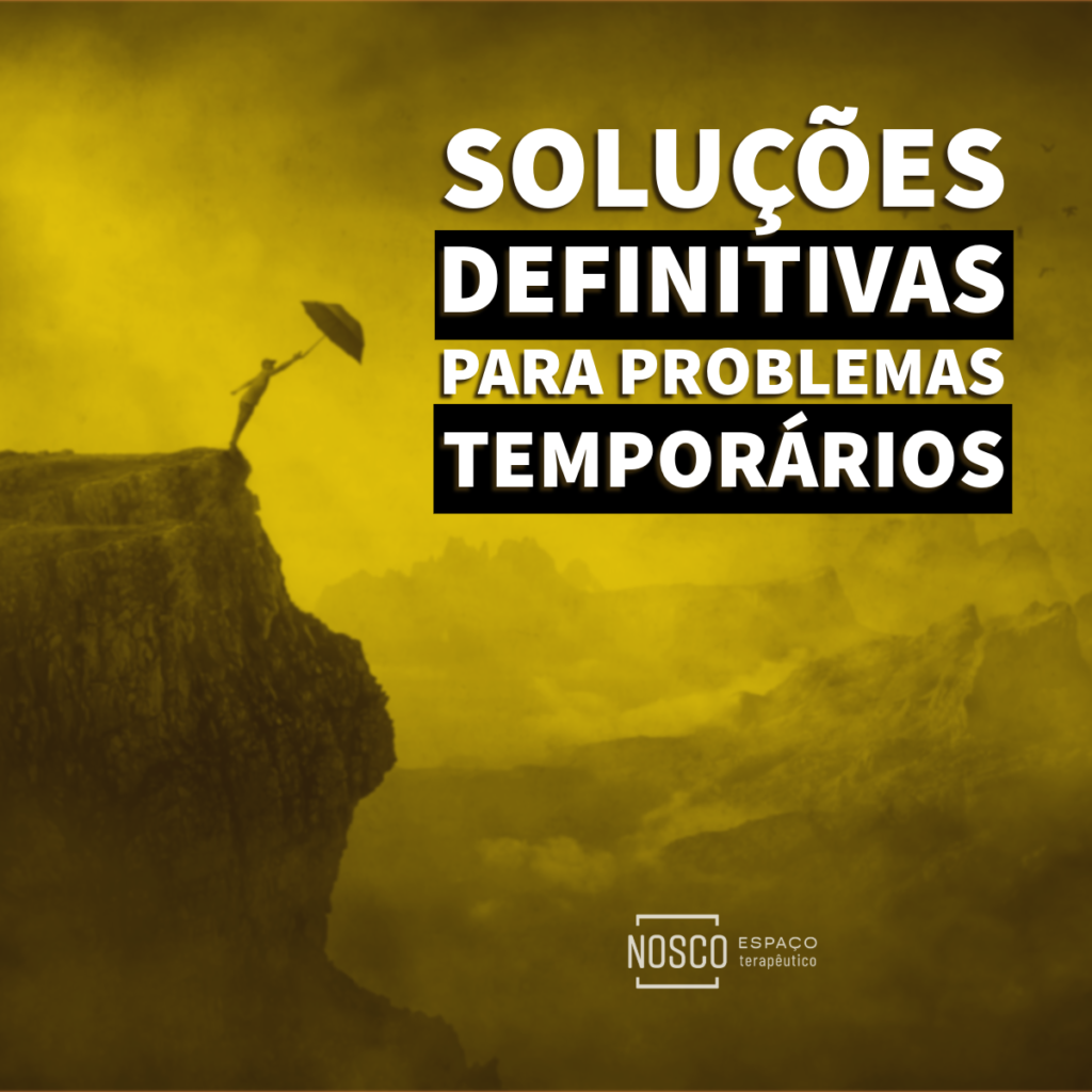 Terapia online para soluções definitivas para problemas temporários